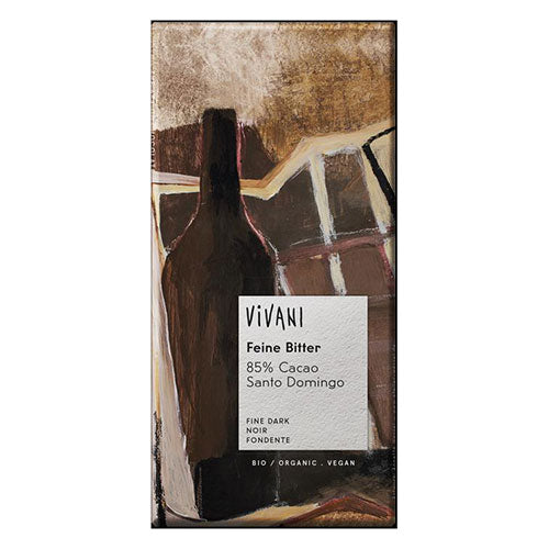 ΣΟΚΟΛΑΤΑ ΜΑΥΡΗ ΜΕ 85% ΚΑΚΑΟ 100ΓΡ ΒΙΟ VIVANI