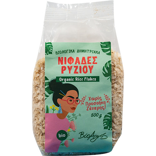 ΒΙΟΛΟΓΙΚΕΣ ΝΙΦΑΔΕΣ ΡΥΖΙΟΥ ΒΙΟ 500ΓΡ ΒΙΟΑΓΡΟΣ