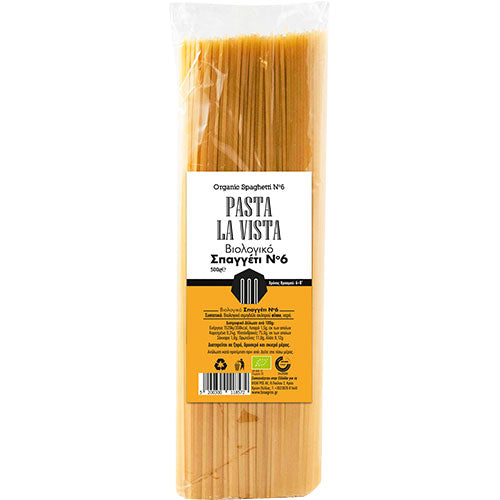 ΒΙΟΛΟΓΙΚΟ ΣΠΑΓΓΕΤΙ Νο6 500ΓΡ ΒΙΟ PASTA LA VISTA