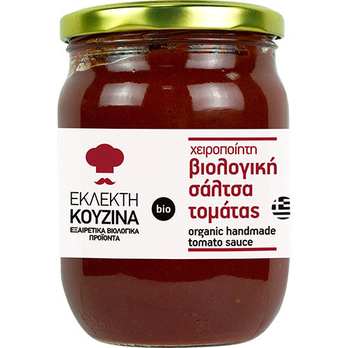 ΒΙΟΛΟΓΙΚΗ ΣΑΛΤΣΑ ΝΤΟΜΑΤΑΣ ΧΕΙΡΟΠΟΙΗΤΗ ΕΚΛΕΚΤΗ ΚΟΥΖΙΝΑ 500ΓΡ ΒΙΟ