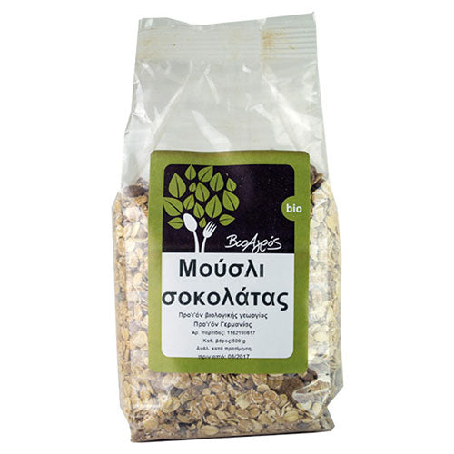 ΒΙΟΛΟΓΙΚΟ ΜΟΥΣΛΙ ΜΕ ΣΟΚΟΛΑΤΑ ΒΙΟΑΓΡΟΣ 500ΓΡ ΒΙΟ
