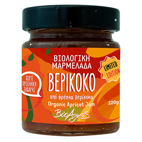 ΒΙΟΛΟΓΙΚΗ ΜΑΡΜΕΛΑΔΑ ΒΕΡΥΚΟΚΟ Χ/Ζ 320ΓΡ ΒΙΟΑΓΡΟΣ ΒΙΟ