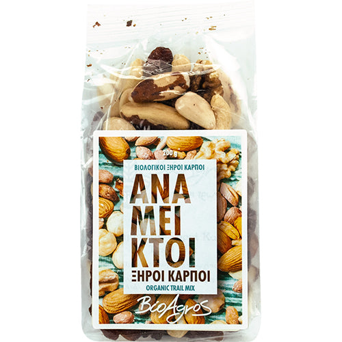 ΒΙΟΛΟΓΙΚΟΙ ΑΝΑΜΕΙΚΤΟΙ ΞΗΡΟΙ ΚΑΡΠΟΙ 200ΓΡ ΒΙΟΑΓΡΟΣ ΒΙΟ