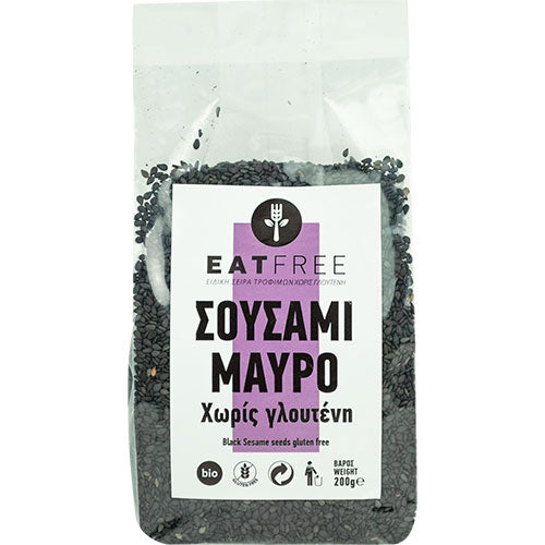 ΒΙΟΛΟΓΙΚΟ ΣΟΥΣΑΜΙ ΜΑΥΡΟ ΧΩΡΙΣ ΓΛΟΥΤΕΝΗ EAT FREE ΒΙΟ 200ΓΡ