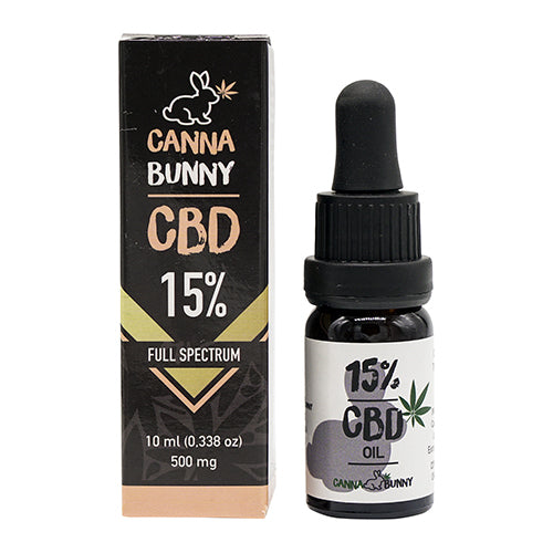 ΕΛΑΙΟ CBD 15% 10ml 500mg CANNA BUNNY