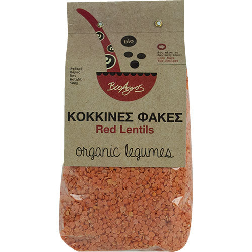 ΒΙΟΛΟΓΙΚΕΣ ΦΑΚΕΣ ΚΟΚΚΙΝΕΣ ΒΙΟΑΓΡΟΣ ΒΙΟ 500ΓΡ