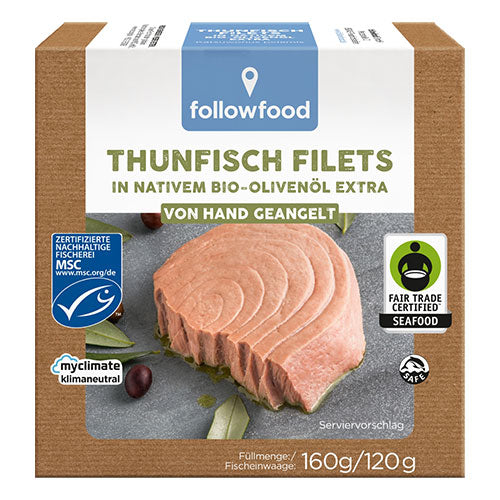 ΦΙΛΕΤΟ ΤΟΝΟΥ FAIR TRADE ΣΕ ΒΙΟ ΕΛΑΙΟΛΑΔΟ FOLLOWFOOD 160ΓΡ