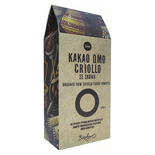 ΒΙΟΛΟΓΙΚΟ ΚΑΚΑΟ ΩΜΟ CRIOLLO 200ΓΡ ΒΙΟΑΓΡΟΣ ΒΙΟ