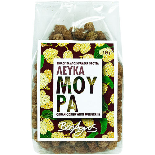 ΒΙΟΛΟΓΙΚΑ ΜΟΥΡΑ ΛΕΥΚΑ  ΑΠΟΞΗΡΑΜΕΝΑ ΒΙΟ 150ΓΡ ΒΙΟΑΓΡΟΣ