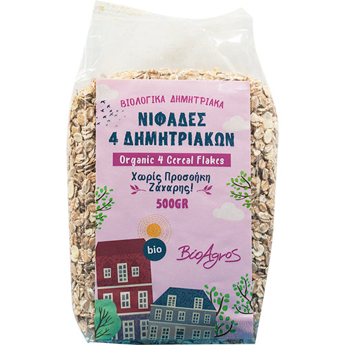 ΒΙΟΛΟΓΙΚΕΣ ΝΙΦΑΔΕΣ 4 ΔΗΜΗΤΡΙΑΚΩΝ ΒΙΟ 500ΓΡ ΒΙΟΑΓΡΟΣ