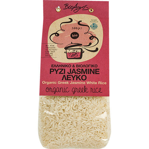 ΒΙΟΛΟΓΙΚΟ ΡΥΖΙ JASMINE ΛΕΥΚΟ ΒΙΟΑΓΡΟΣ ΒΙΟ 500ΓΡ