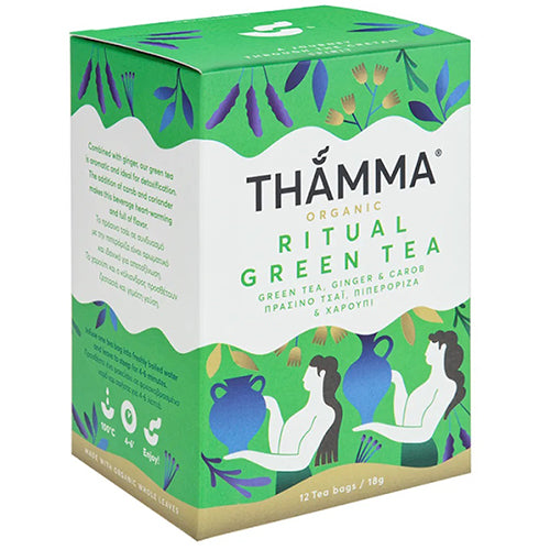 ΒΙΟΛΟΓΙΚΟ ΤΣΑΪ RITUAL GREEN ΦΑΚΕΛΑΚΙΑ 12×1.5g THAMMA ΒΙΟ