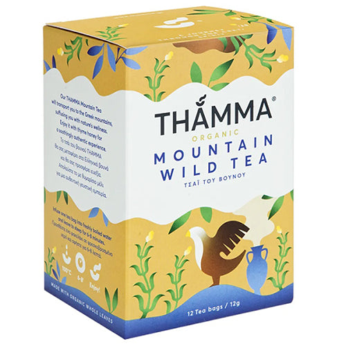 ΒΙΟΛΟΓΙΚΟ ΤΣΑΪ MOUNTAIN WILD TEA ΦΑΚΕΛΑΚΙΑ 12x1g THAMMA ΒΙΟ