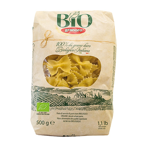 ΒΙΟΛΟΓΙΚΑ ΦΙΟΓΚΑΚΙΑ (FARFALLE) GRANORO 500ΓΡ ΒΙΟ
