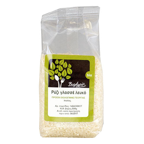 ΒΙΟΛΟΓΙΚΟ ΡΥΖΙ ΚΟΝΤΟ ΛΕΥΚΟ ΒΙΟ 500GR ΒΙΟΑΓΡΟΣ