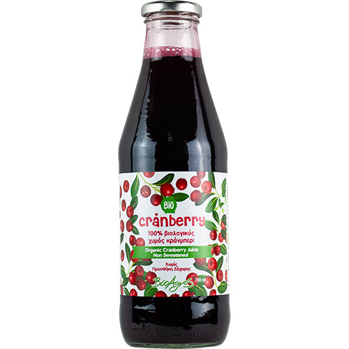 ΒΙΟΛΟΓΙΚΟΣ ΧΥΜΟΣ ΚΡΑΝΜΠΕΡΙ ΧΩΡΙΣ ΖΑΧΑΡΗ ΒΙΟ 750ML ΒΙΟΑΓΡΟΣ