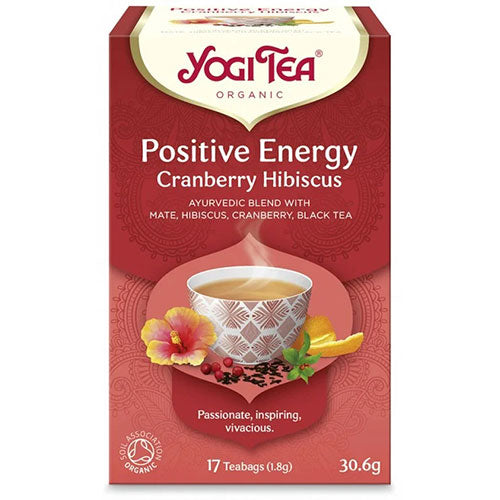 ΒΙΟΛΟΓΙΚΟ YOGI TEA CRANBERRY HIBISCUS BIO (POSITIVE ENERGY)